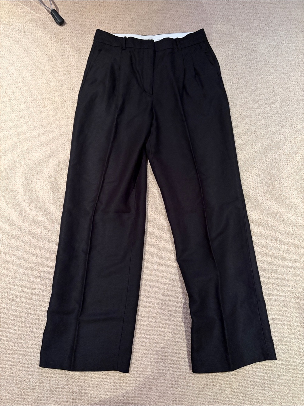 Wilfred Black Straight-Leg Dress Pants